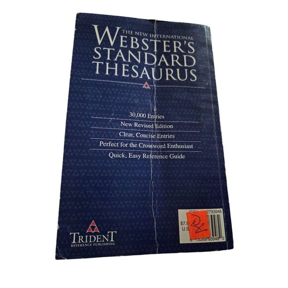 Websters standard Thesaurus by trident reference publishing books - Picture 4 of 4